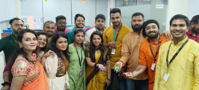 Diwali Celebration at Infinity Smart Services.